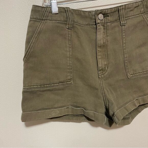 PACSUN Green Khaki Mom Utility Shorts - Picture 5 of 13